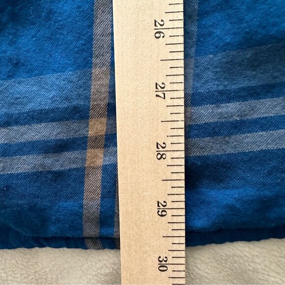 Columbia Men's Blue Plaid Lightweight Flannel SZ Small Heritage Casual Workwear - Picture 7 of 10